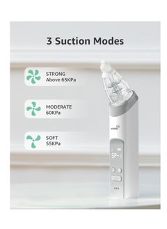 GROWNSY GROWNSY Nasal Aspirator for Baby, Baby Nose Sucker Pro with 3 Soft Silicone Tips, Adjustable Suction, Electric Nose Suction for Baby, Built-in Music & Light Soothing  - Image 5
