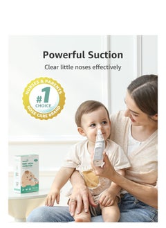 GROWNSY GROWNSY Nasal Aspirator for Baby, Baby Nose Sucker Pro with 3 Soft Silicone Tips, Adjustable Suction, Electric Nose Suction for Baby, Built-in Music & Light Soothing  - Image 2