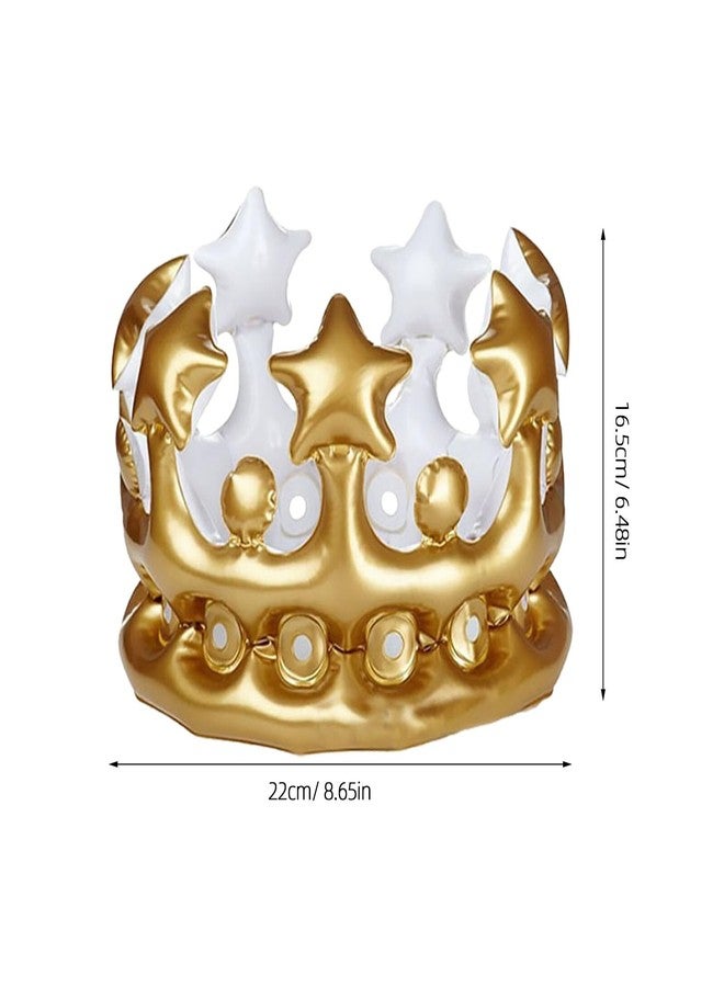 TOYANDONA 2pcs Inflatable Queen Dress Hen Party Decorations Crown Inflates for Kids and Adults Unisex Historical Party Accessories - Image 2