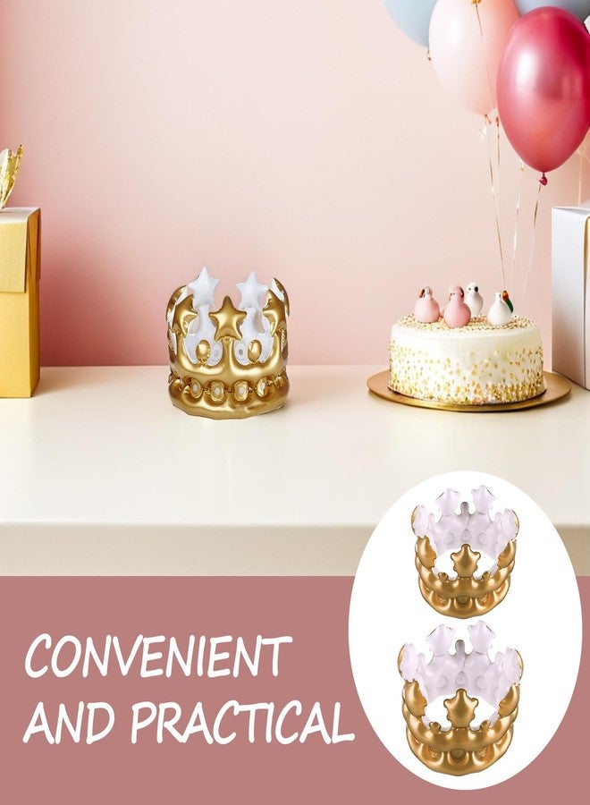 TOYANDONA 2pcs Inflatable Queen Dress Hen Party Decorations Crown Inflates for Kids and Adults Unisex Historical Party Accessories - Image 3