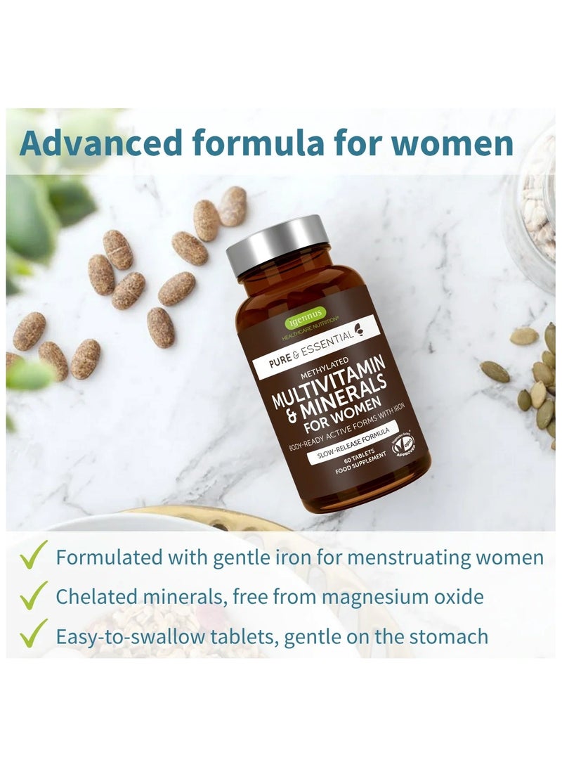 Igennus Healthcare Nutrition Methylated Multivitamin & Minerals with Iron for Women - Image 4