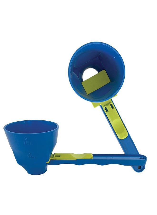 سيستار مسحوق البروتين الإبداعي، مصفاة منزلقة، قمع فصل صفار البيض، ملعقة مضادة للتسرب لمسحوق حليب الأطفال - Image 1