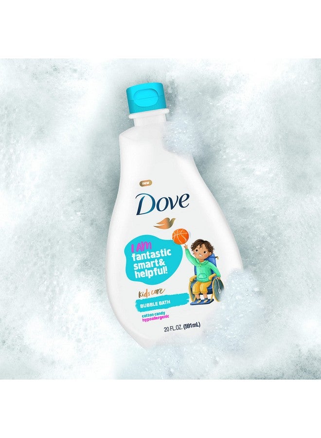 Dove Kids Care Bubble Bath for Kids Cotton Candy Hypoallergenic Formula 20 oz - Image 3