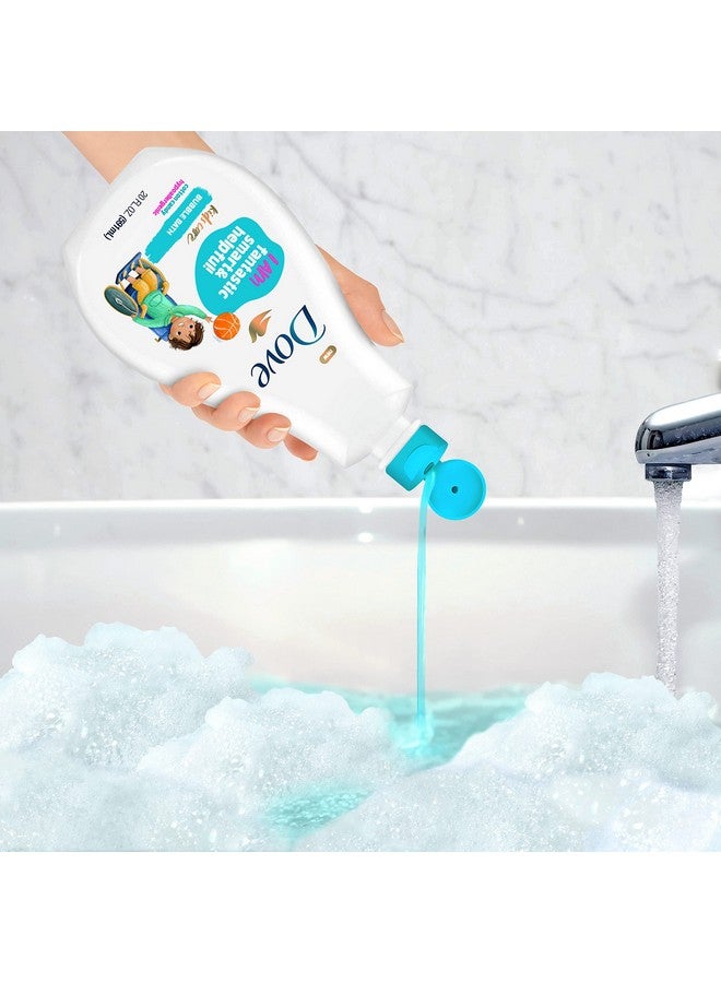 Dove Kids Care Bubble Bath for Kids Cotton Candy Hypoallergenic Formula 20 oz - Image 4