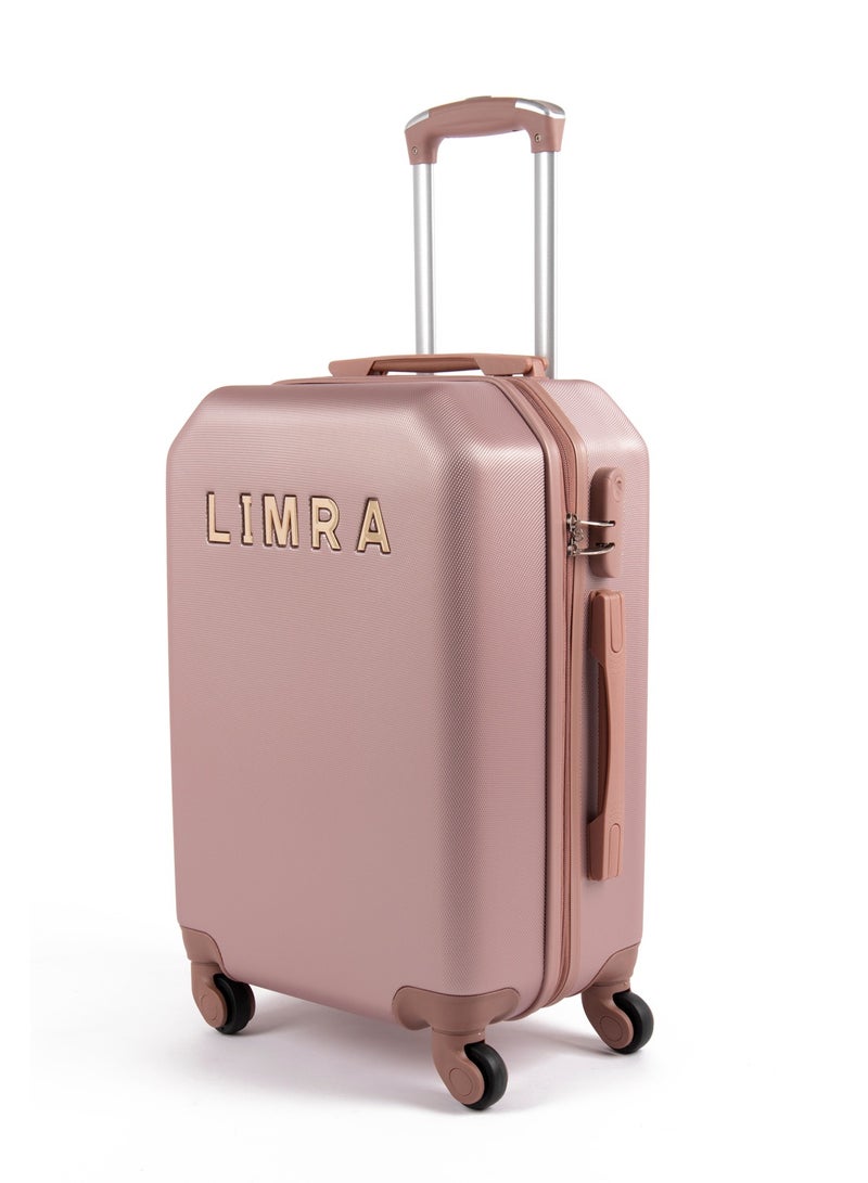 ليمرا طقم شنط سفر مكون من 5 حقائب أمتعة بـ 4 عجلات بتصميم صلب و حديث روزجولد - Image 2