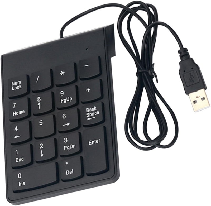 USB Keys Compact Design for Notebook and Laptop Portable Computer Keyboard Comfortable Key Structure and Stylish for Travel and Business Use - Image 1
