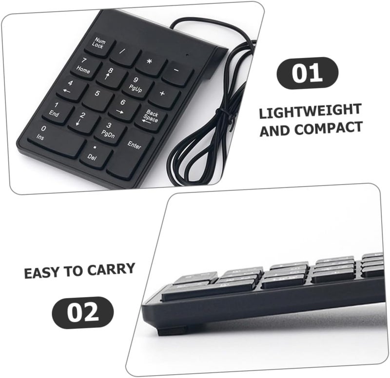 USB Keys Compact Design for Notebook and Laptop Portable Computer Keyboard Comfortable Key Structure and Stylish for Travel and Business Use - Image 2