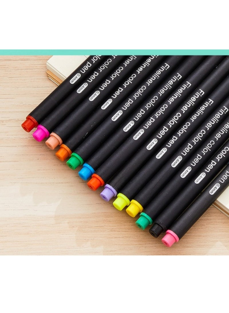 Huitich Fineliner Color Pen Set - 60 Colors (0.4mm) - Image 5
