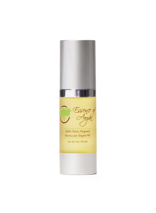 Essence Of Argan - 100% Pure Moroccan Organic Argan Oilnatural Ecocert Oil That Nourishes Conditions And Moisturizes Your Skin Hair And Nails (30Ml1Oz) - Image 1