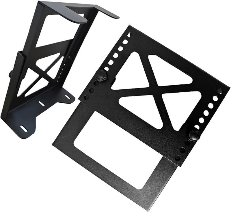 Adjustable Under Desk PC Mount Space Saving Computer Bracket for Home Office Bedroom Dorm - Image 2