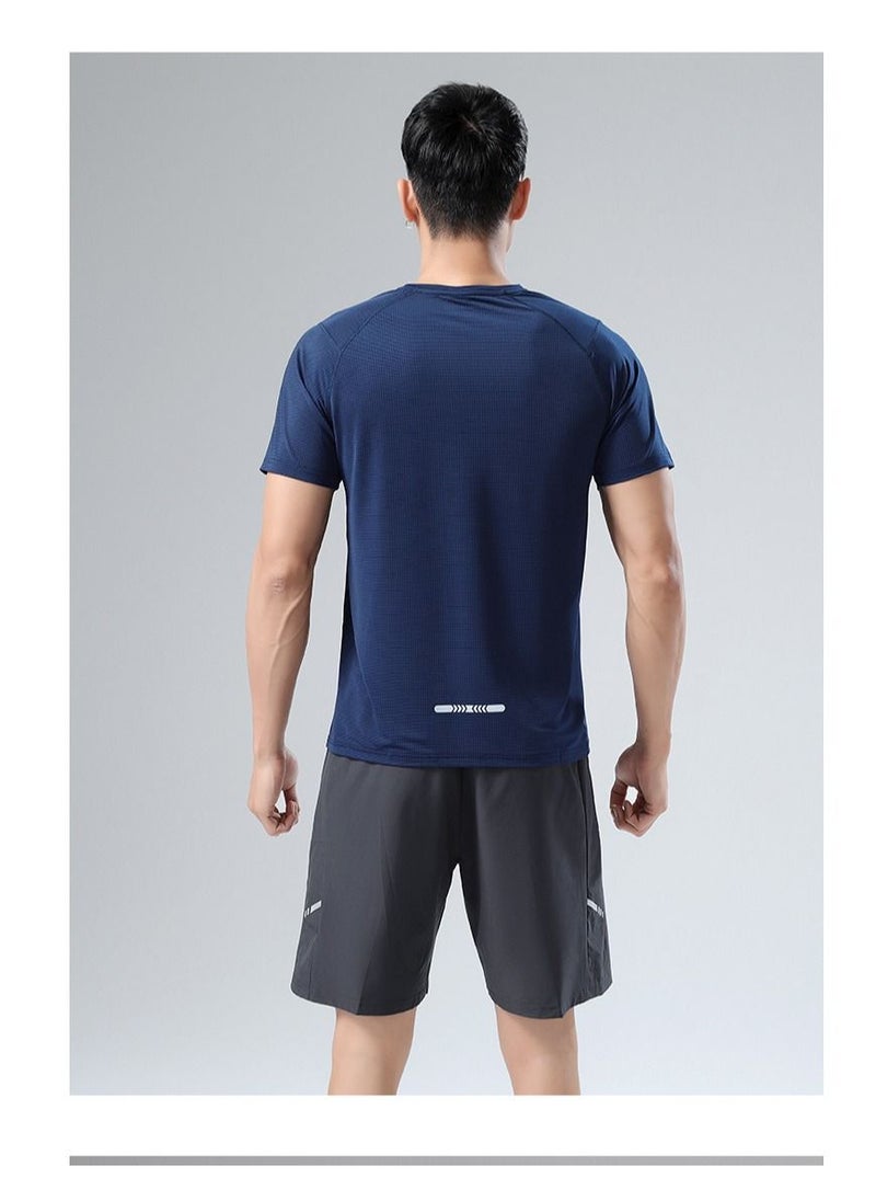 UTDOORWEAR - تي شيرت صيفي جديد للرجال رياضي سريع الجفاف بأكمام قصيرة - Image 1