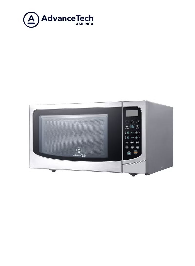 Advancetech America 43L Microwave Oven with Grill, Defrost & Multi-Stage Cooking | 1000W Power, ATMW42DGZB9