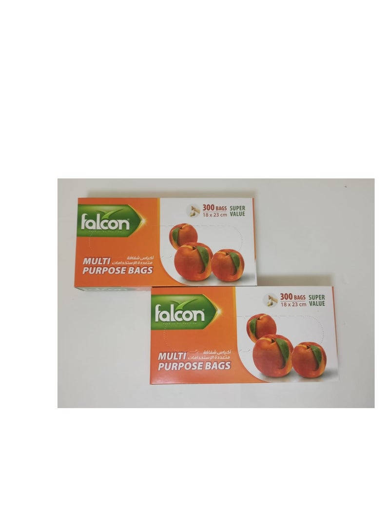 Falconpack Pack Of 2 300 X Bags Multi Purpose Bags 18X23 cm - Image 2