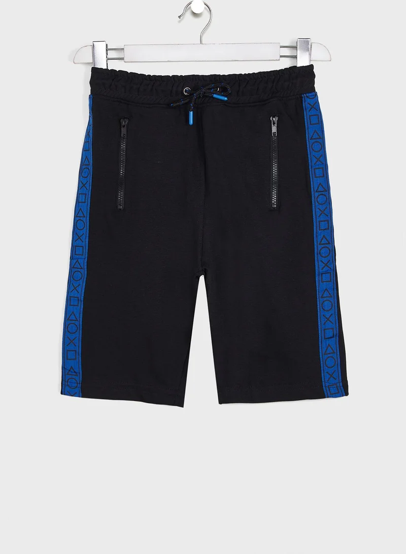 Ripples Side Striped Shorts