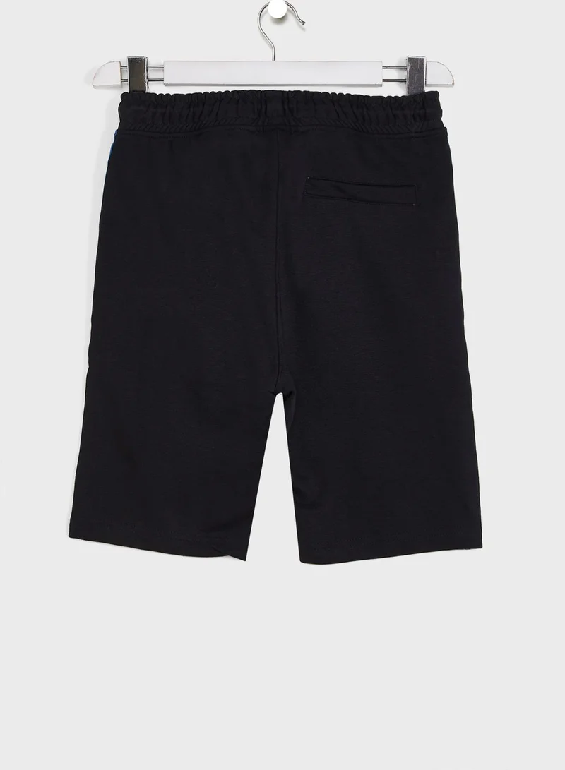 Ripples Side Striped Shorts