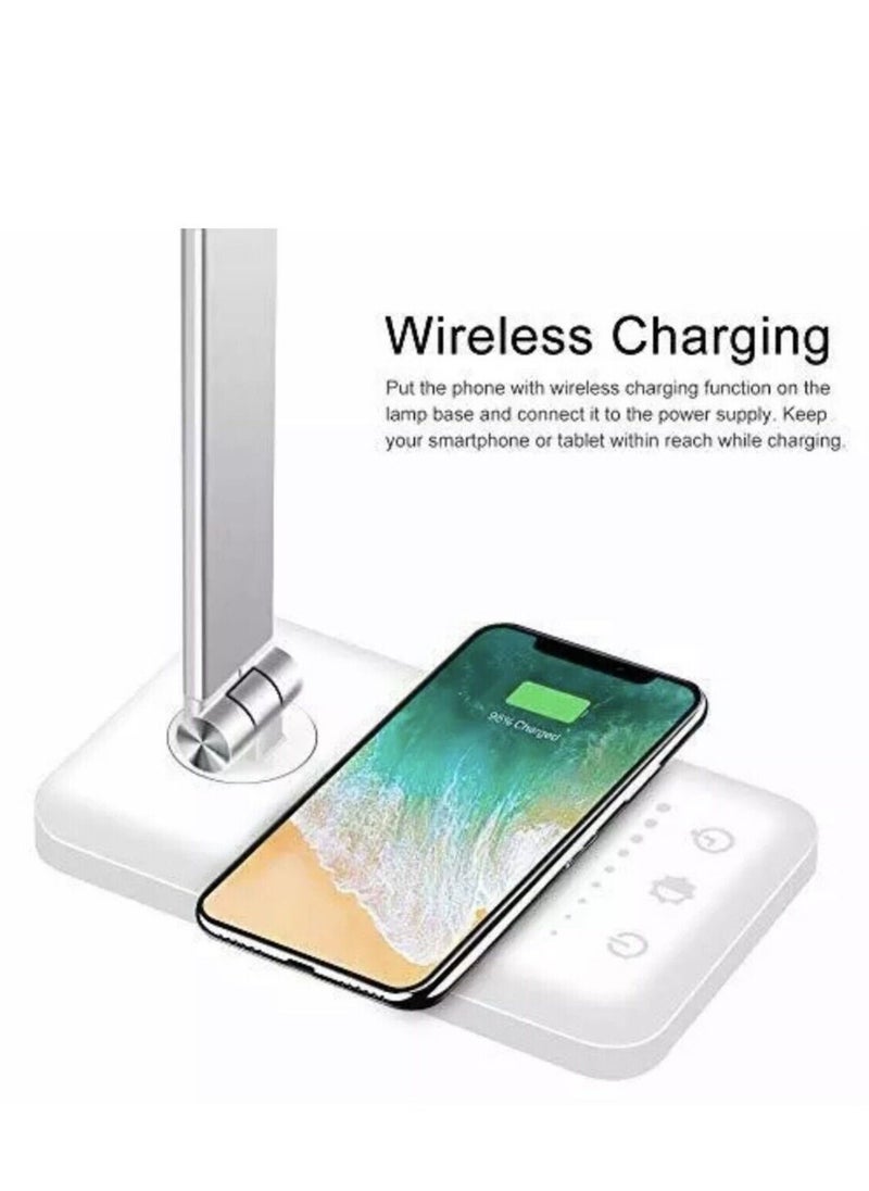 Generic - Multifunctional LED Desk Lamp With Wireless Charger And USB Charging Port - Image 1