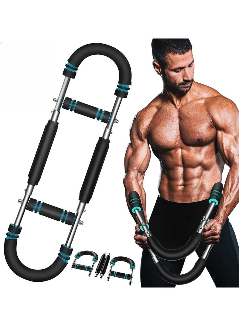 XiuWoo Adjustable Twister Arm Trainer, Chest Workout Equipment Shaker, U-Shape Twister Arm Exerciser, Chest Expander, Portable Thigh Trainer, Fitness Equipment, Muscle Strength Training Equipment - Image 1