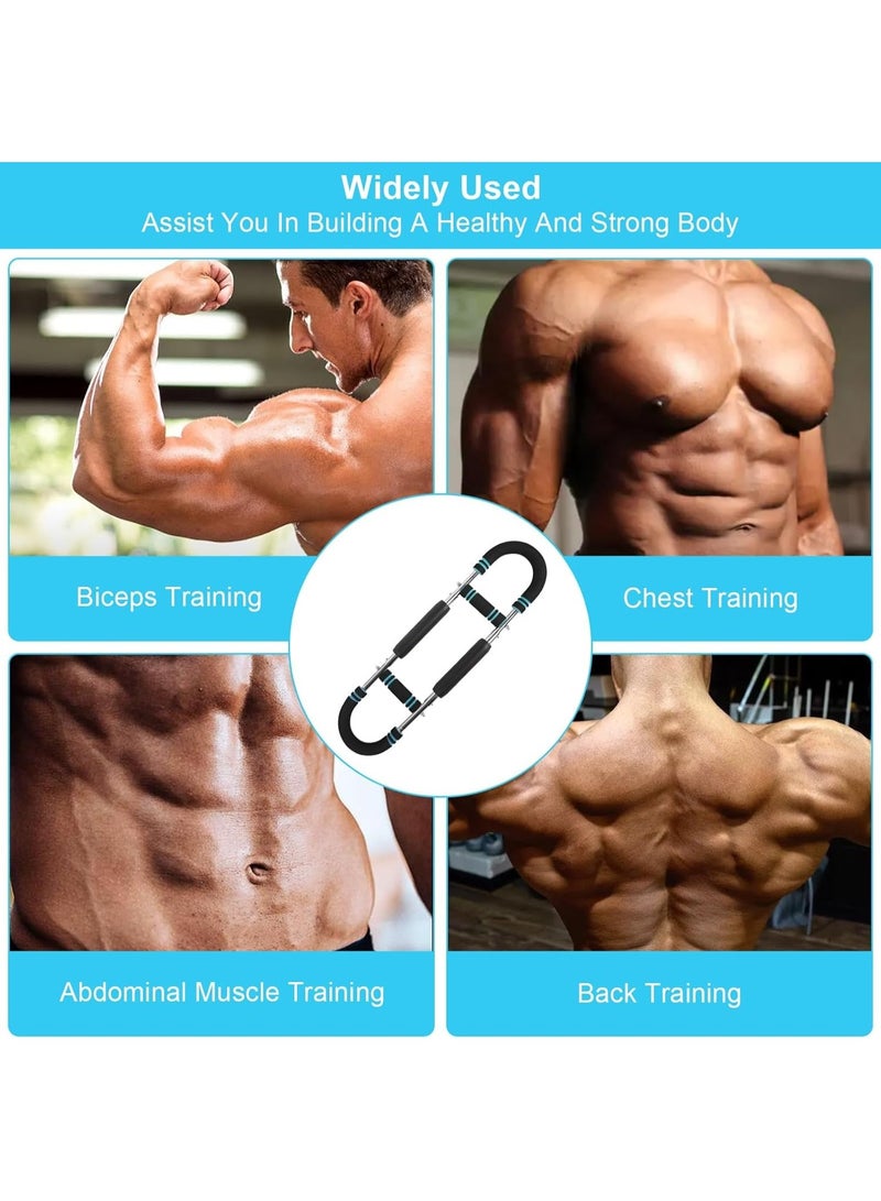 XiuWoo Adjustable Twister Arm Trainer, Chest Workout Equipment Shaker, U-Shape Twister Arm Exerciser, Chest Expander, Portable Thigh Trainer, Fitness Equipment, Muscle Strength Training Equipment - Image 5