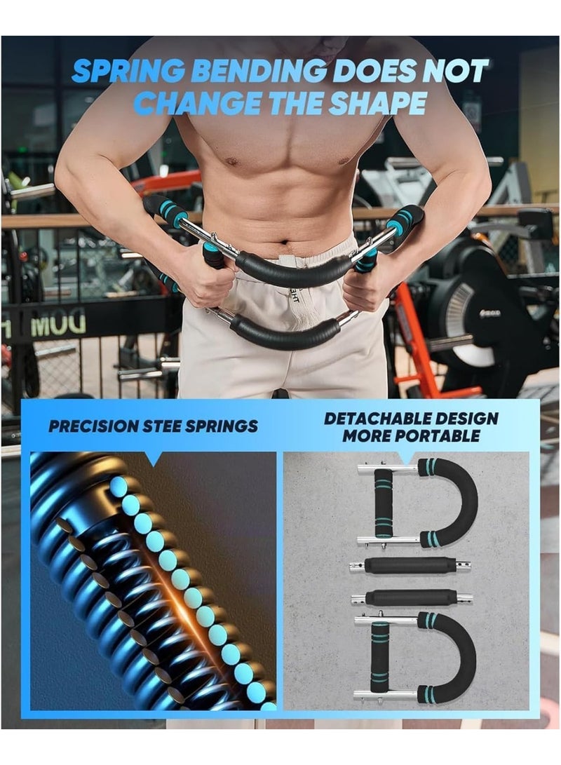 XiuWoo Adjustable Twister Arm Trainer, Chest Workout Equipment Shaker, U-Shape Twister Arm Exerciser, Chest Expander, Portable Thigh Trainer, Fitness Equipment, Muscle Strength Training Equipment - Image 2