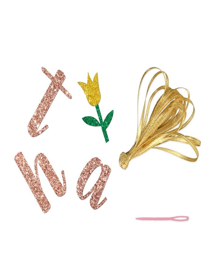 Maicaiffe Rose Gold Glitter Mom Happy Birthday Banner - Mother's Birthday Party Decorations - Mommy Women's Bday Party Supplies - Image 3