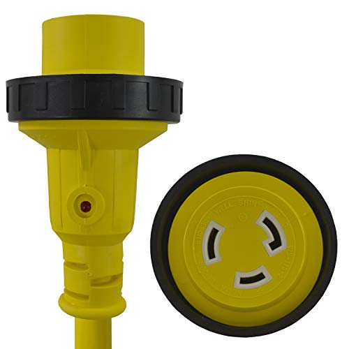 Conntek 14355 RV Pigtail Adapter RV 30 Amp Male Plug To 30 Amp Locking Female Connector, 1.5 - Feet - Image 2
