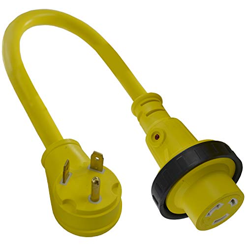 Conntek 14355 RV Pigtail Adapter RV 30 Amp Male Plug To 30 Amp Locking Female Connector, 1.5 - Feet - Image 5