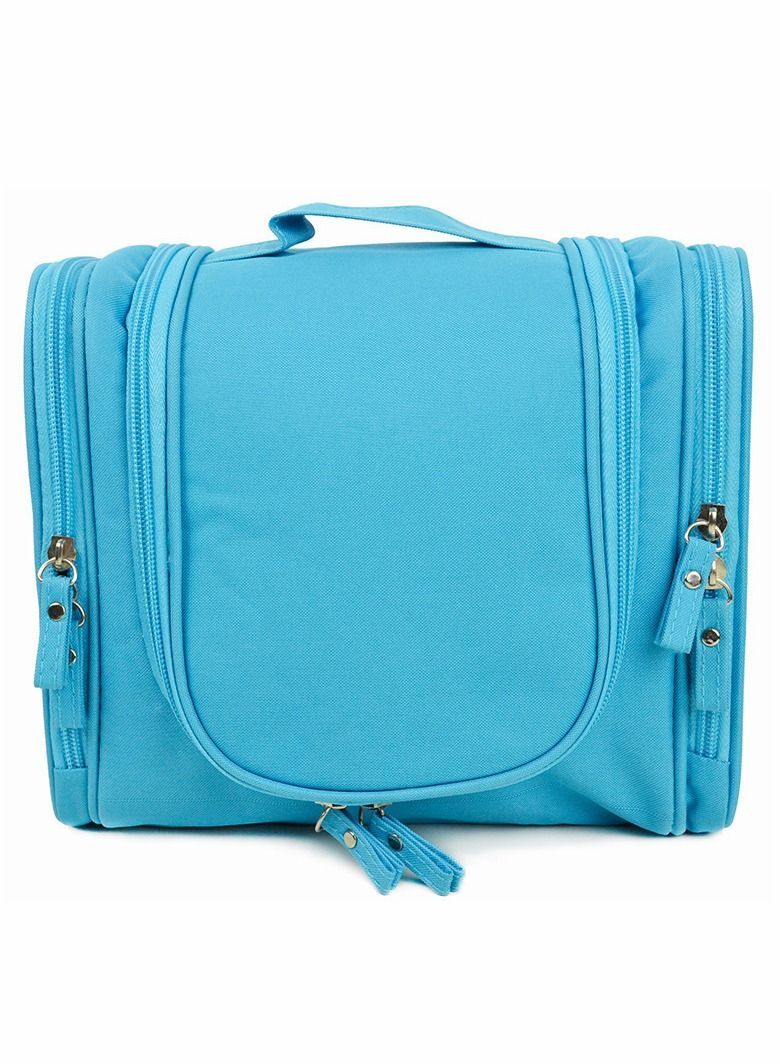 Blue Hanging Travel Toiletry Bag for Toiletries Makeup Cosmetics - Image 1
