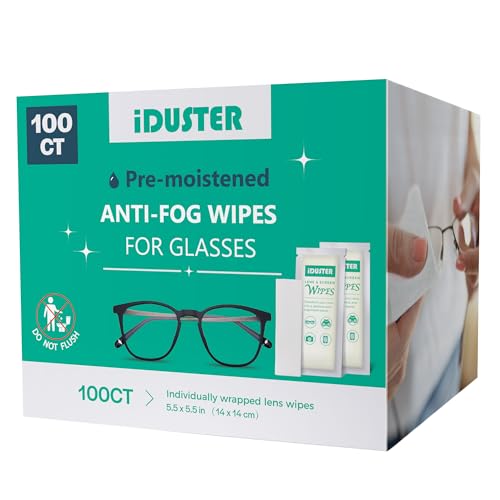 iDuster Screen Cleaner Wipes for Electronics, Individually Wrapped Laptop Screen Cleaner Wipes, Pre-Moistened Portable Electronic Wipes for Cell Phone, TV Screen, Computer Screen, Pack of 100 - Image 1