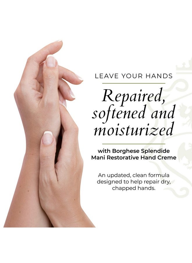 Borghese - Splendide Mani Restorative Hand Creme Hand Cream For Dry Hands 3.4 Fl Oz - Image 1