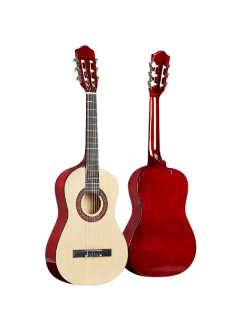 Megarya 38” Classical Guitar with Nylon Strings Guitar with Truss Rod for Beginner Professional Acoustic with Bag, Strap, Capo, Picks (Natural) - Image 3