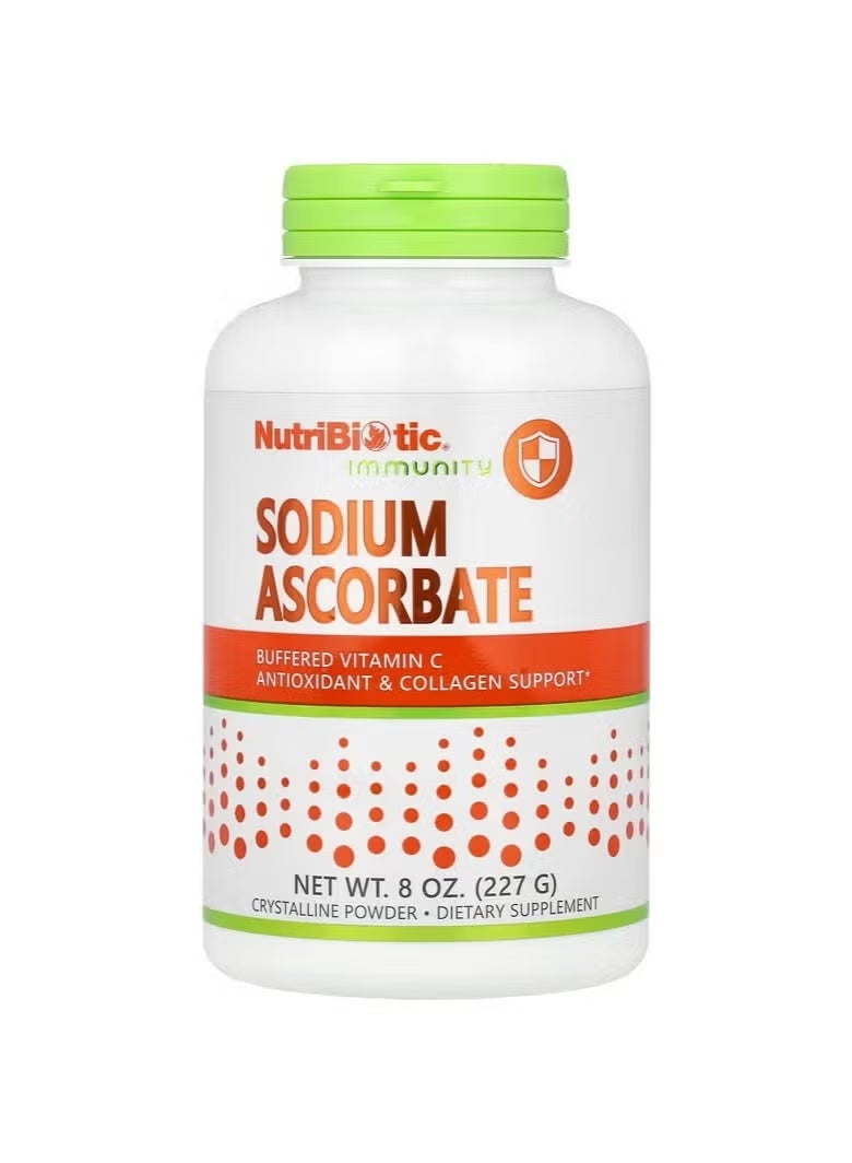 Nutribiotic Sodium Ascorbate Crystalline Powder for Immunity 8 oz (227 g)