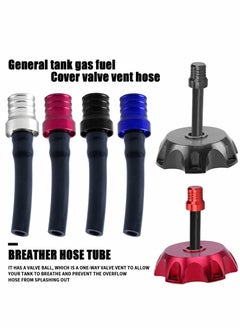 KASTWAVE 6pcs Universal Tank Gas Fuel Cap Valve Vent Breather Hose Tube Compatible with 50cc 110cc 70cc 125cc Motorcycle XR CRF RM KX SSR Dirt Pit Quad Bike Atv  - Image 3