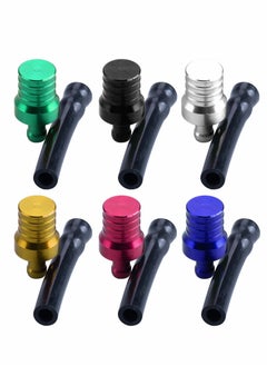 KASTWAVE 6pcs Universal Tank Gas Fuel Cap Valve Vent Breather Hose Tube Compatible with 50cc 110cc 70cc 125cc Motorcycle XR CRF RM KX SSR Dirt Pit Quad Bike Atv  - Image 1