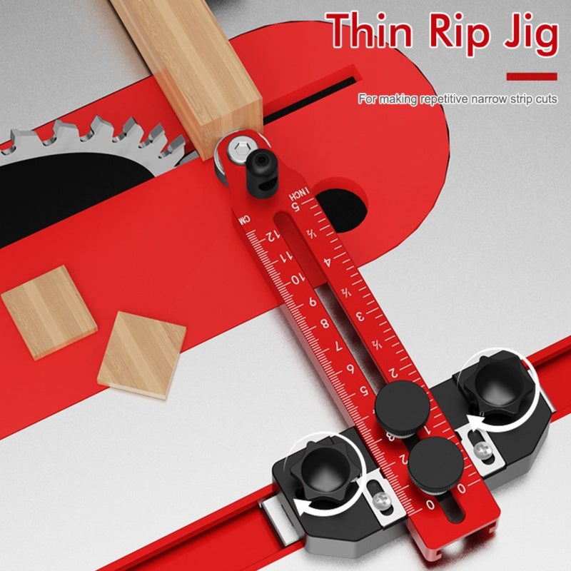 Table Saw Alignment Gauge: 0-120mm Adjustable Range, Sensitive Dial Gauge - Sturdy Aluminum Build, Quick Setup Saw Calibration Tool for Professional Woodworkers & Hobbyists Woodworking Projects - Image 5