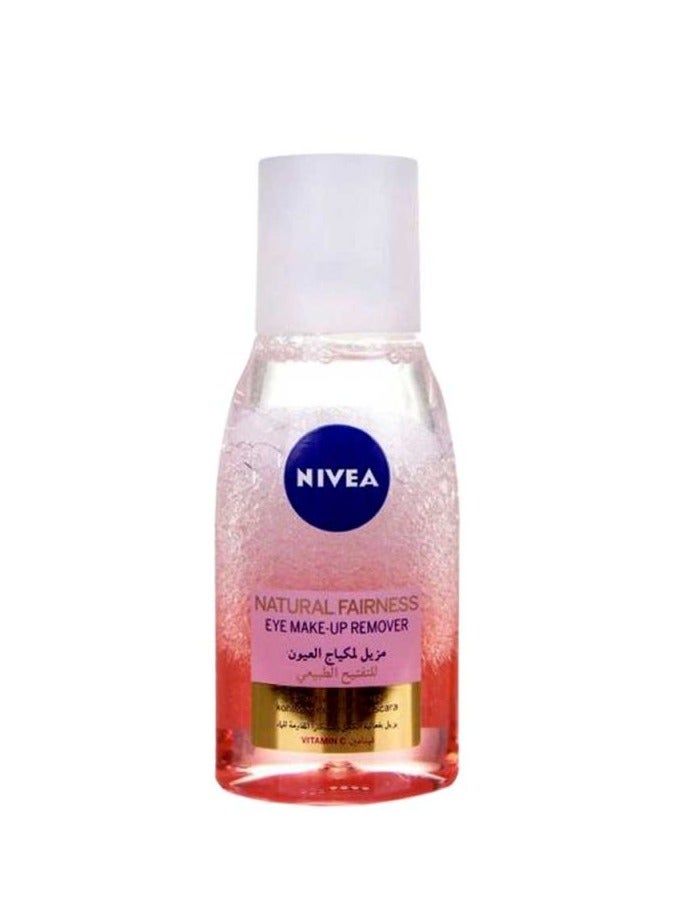 NIVEA Eye Waterproof Makeup Remover, Natural Glow  & Vitamin C, 125ml