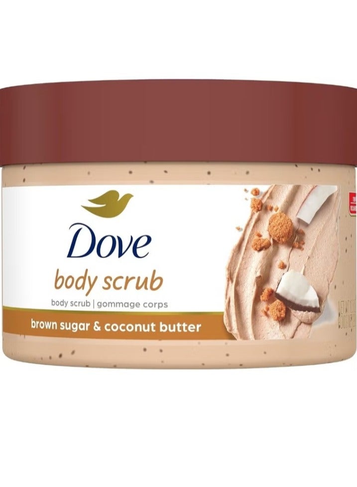 Dove Body Scrub ( brown sugar&coconut butter) 298 gm - Image 1