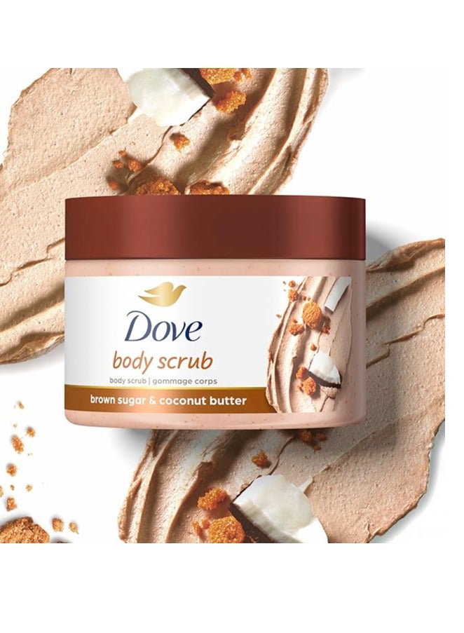 Dove Body Scrub ( brown sugar&coconut butter) 298 gm - Image 2