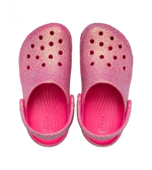crocs  Toddlers' Classic Iridescent Glitter Clog for Women | Best Price UAE