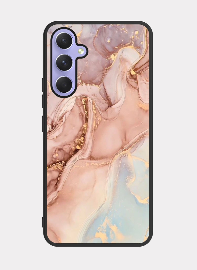 بكسلات كفر سامسونج جالكسي ايه 54 رخام وردي وردي - Image 1