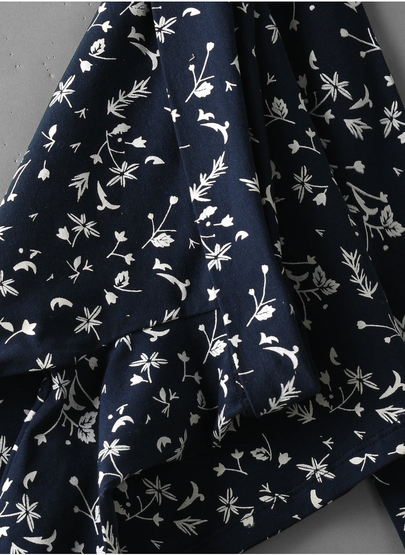 Jelliene Girls' Off-Shoulder Floral Print Crop Top  - Image 3