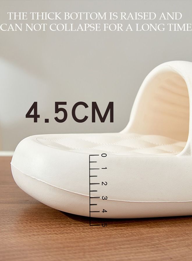 DUNISO Couple Slippers for Men and Women Quick Drying Slide Sandal with Thick Sole Non-Slip Soft Shower Slippers Open Toe Spa Bath Pool Gym House Sandals for Indoor & Outdoor - Image 3