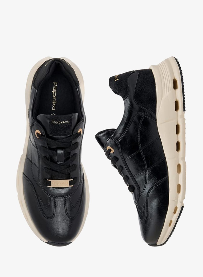 بابريكا سنيكرز نسائي بشعار مميز برباط - Image 3