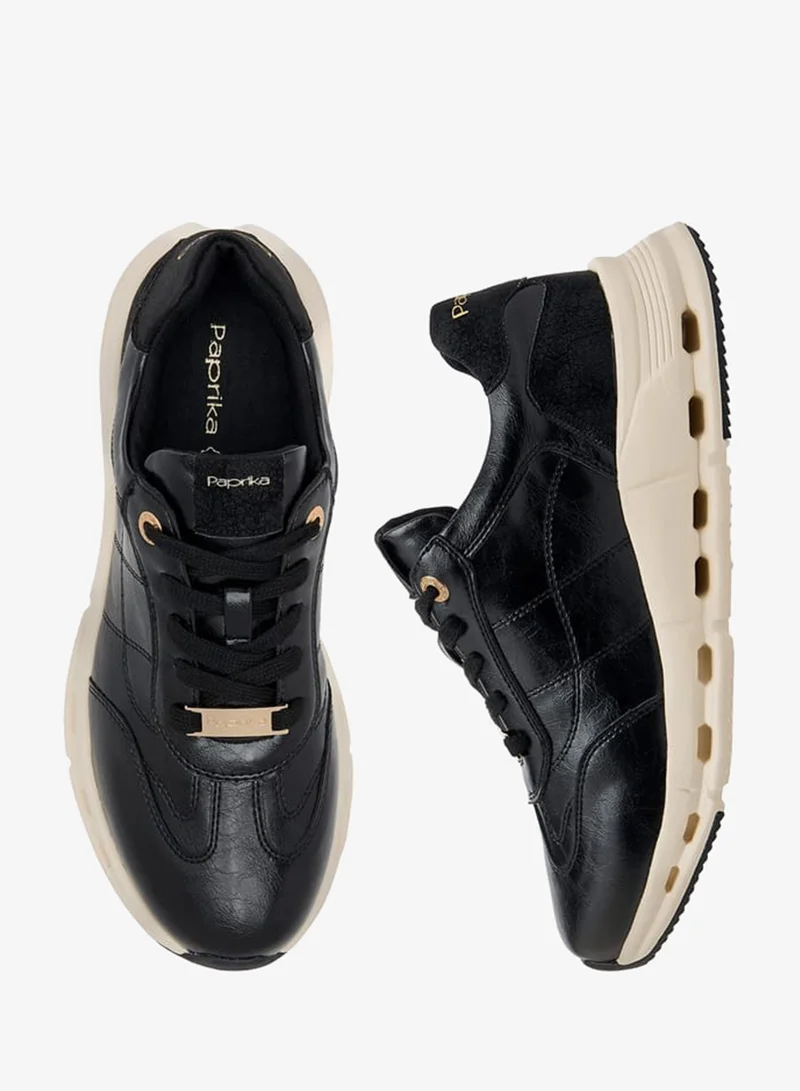 Paprika  Women Logo Accent Lace-Up Sneakers for Women | Best Price UAE