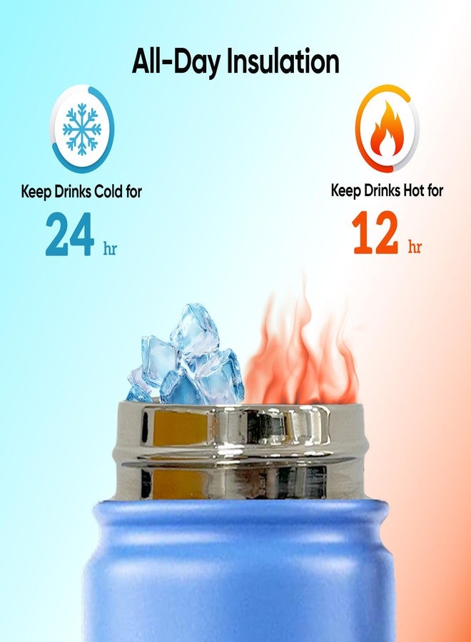 SOLARA Insulated Water Bottle 2000ml, Hot Water Bottle, Thermosteel Water Bottles for Travel, Home, Office, School, Gym, Adults, Water Bottle Hot and Cold, Sipper Bottle, Blue Wave - Image 3