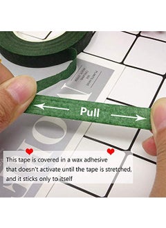 E Shopping E Shopping Flower Making Green Floral Tape, Pack of 6 Rolls, 35 MTS Each roll  - Image 3
