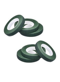 E Shopping E Shopping Flower Making Green Floral Tape, Pack of 6 Rolls, 35 MTS Each roll  - Image 1