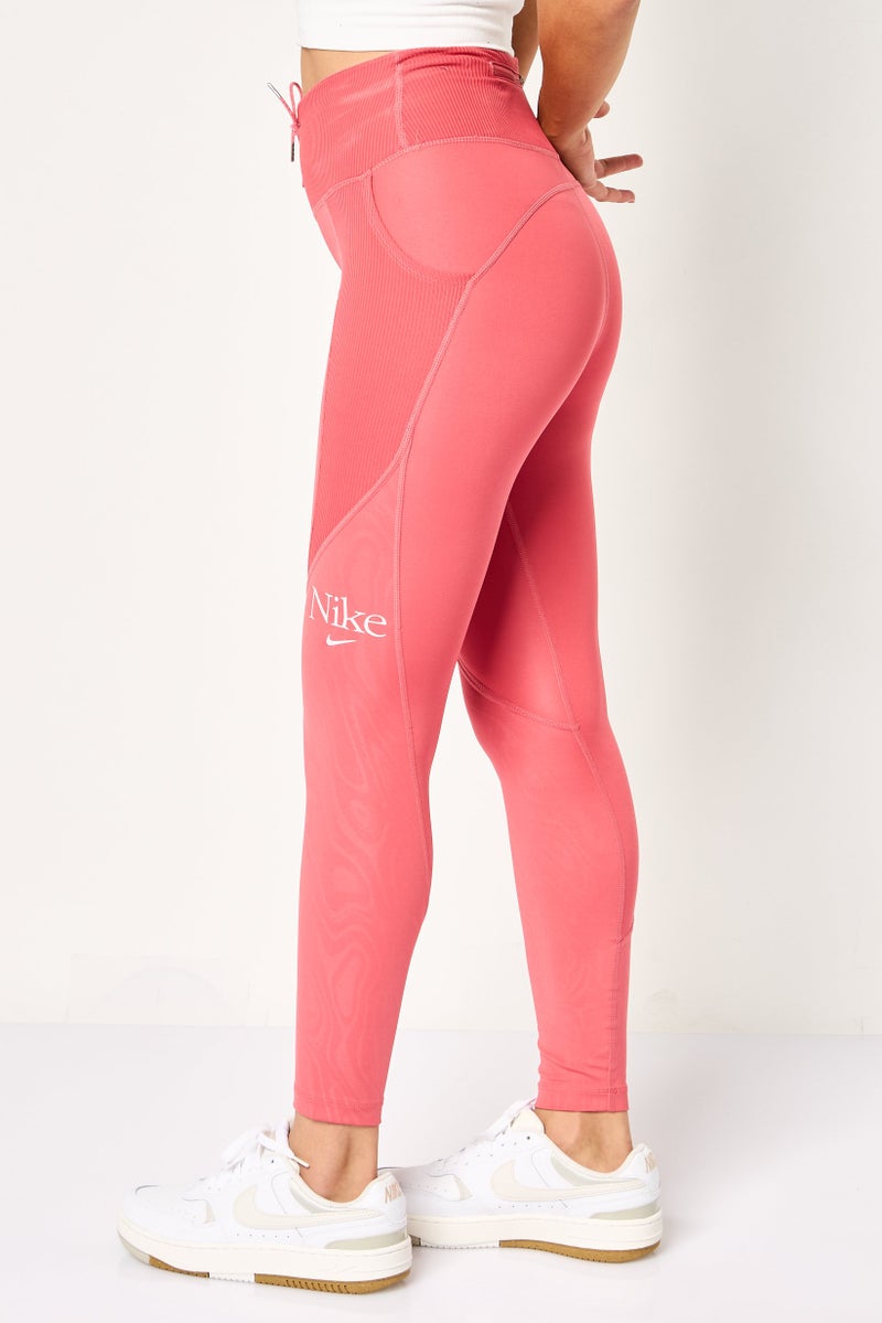 Nike Women Sportswear Fit Training Leggings, Pink - Image 3
