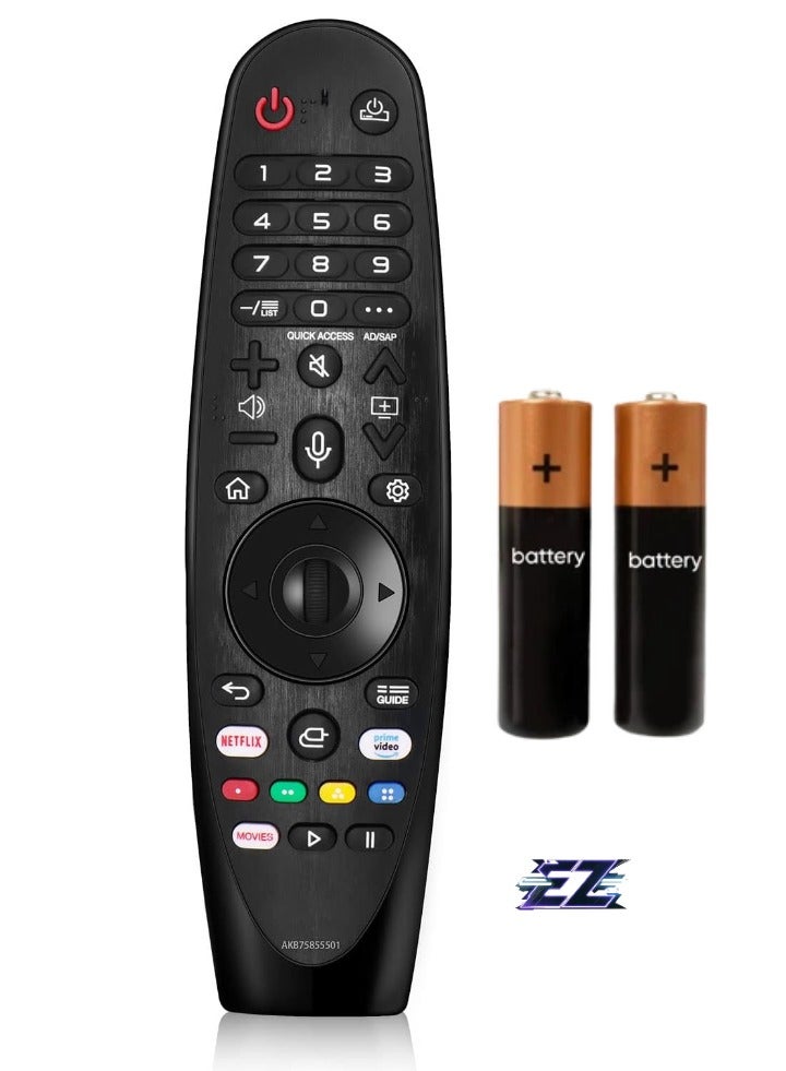 ELTRAZONE AN-MR20GA AN-MR19BA AKB75855501 IR Magic Remote Replacement for LG Smart TV, Compatible with LG UHD OLED QNED NanoCell 4K 8K Models (No Voice Function, No Pointer Function) - Image 1