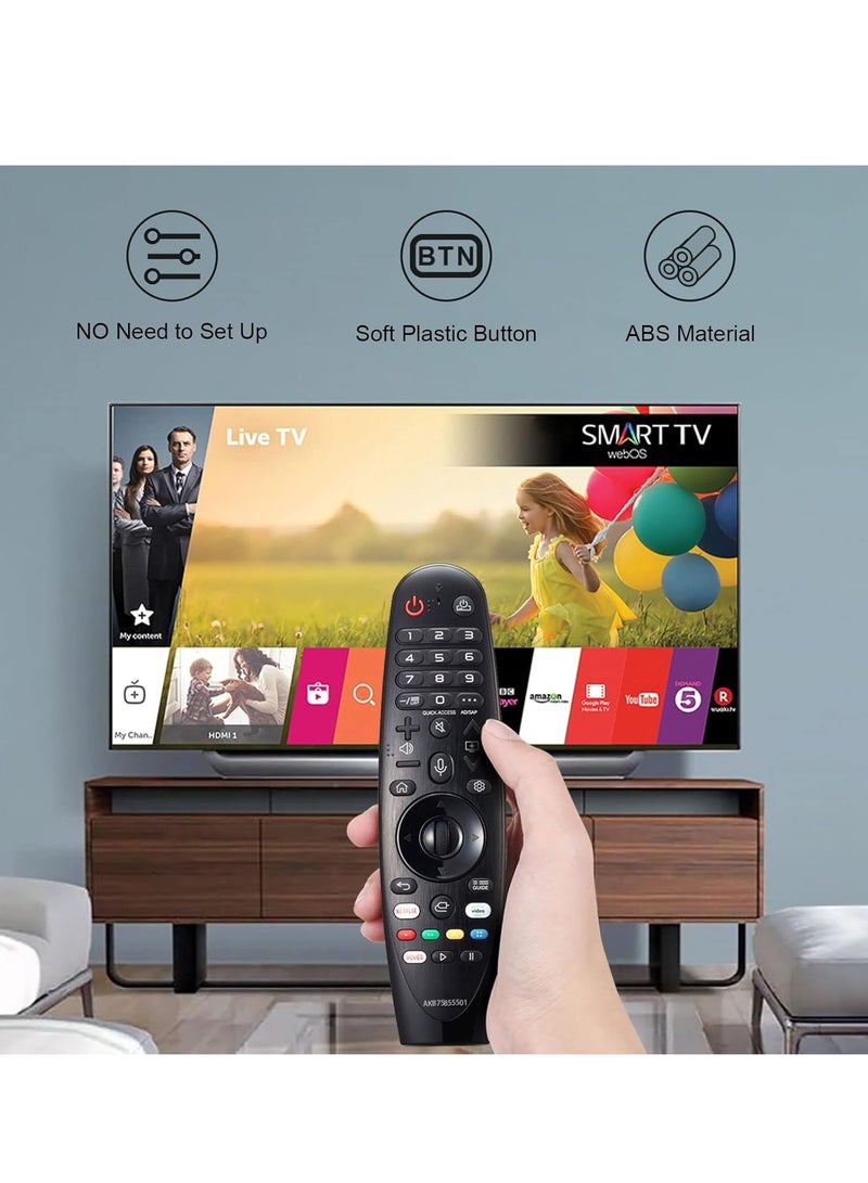 ELTRAZONE AN-MR20GA AN-MR19BA AKB75855501 IR Magic Remote Replacement for LG Smart TV, Compatible with LG UHD OLED QNED NanoCell 4K 8K Models (No Voice Function, No Pointer Function) - Image 3
