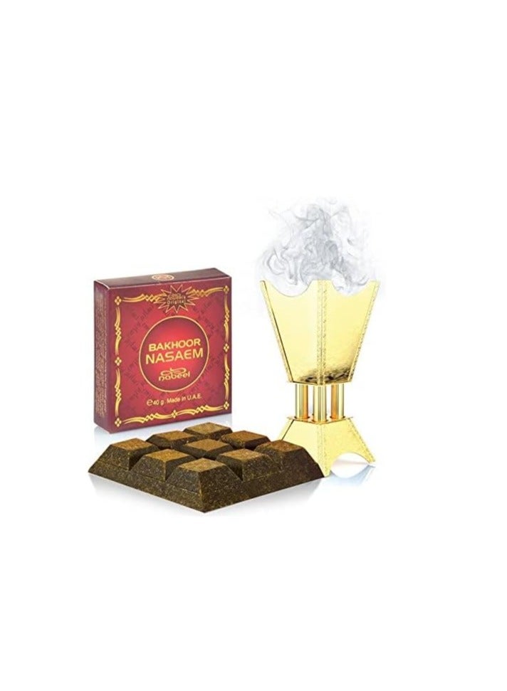 Nabeel 40g Nabeel Perfumes Incense Bakhoor Nasaem Pack of 12 Pcs - Image 2